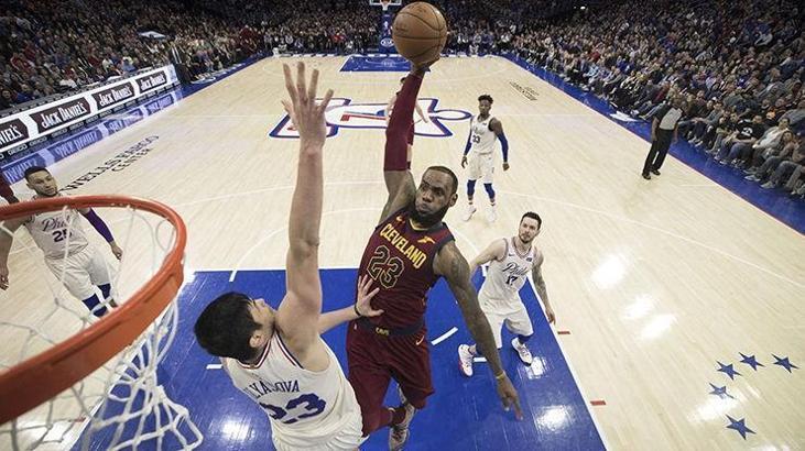 Milli basketbolcuların maçında 76ers, Cavaliers'ı devirdi