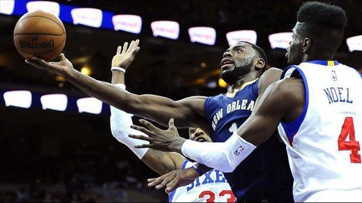 Sixers, Pelicans'a fark attı : 96-81