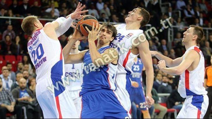 Anadolu Efes 69-78 CSKA Moskova