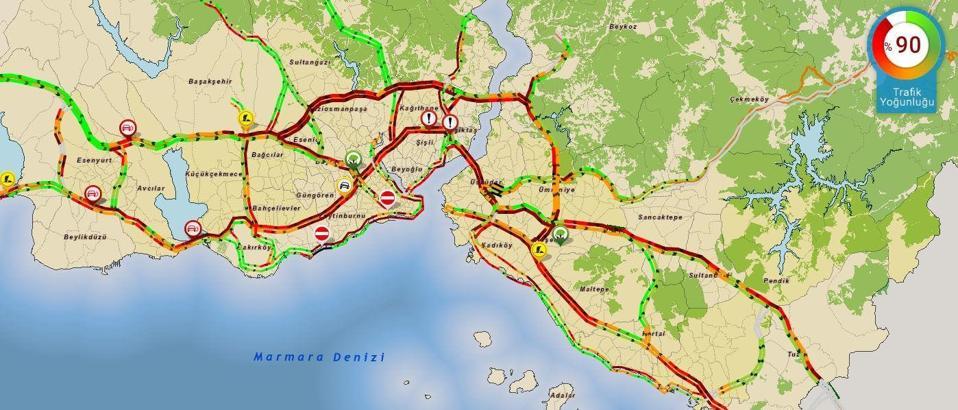 İstanbul'da 88 caddede 545 günlük inşaat çilesi