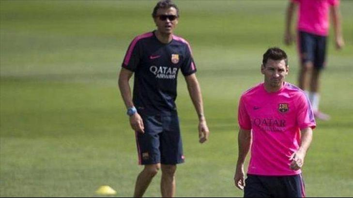 Luis Enrique: Messi'siz Barcelona düşünemiyorum