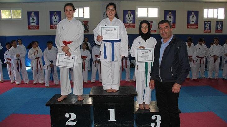 Karate kata-kumite il birinciliği müsabakaları sona erdi