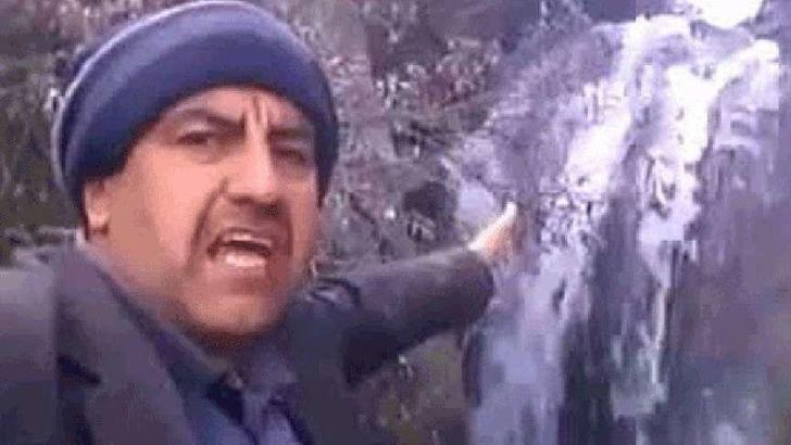 Şelale videosu dört yıl önce çekilmiş… Geçen sene hacı olmuş…