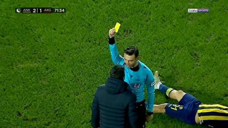 Ankaragücü-Keçiörengücü maçında sağlık ekibi sarı kart gördü!