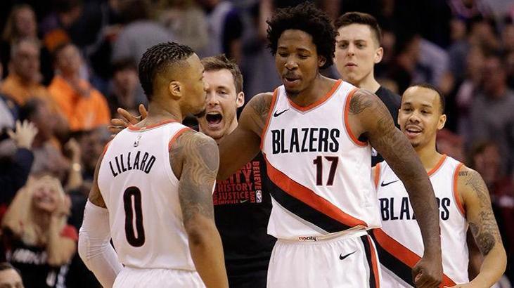 Trail Blazers, Lillard'ın son saniye basketiyle kazandı