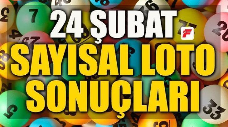 Sayısal loto kime çıktı? 24 Şubat Sayısal Loto sonuçları -