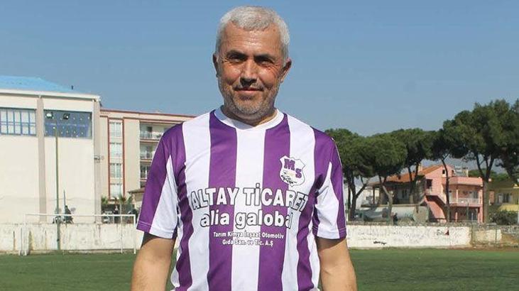 54 yaşındaki futbolcu Metin Kurtöz rekora koşuyor!