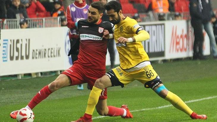 Samsunspor-Ankaragücü maç sonucu: 1-1