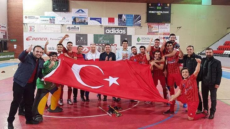 Avrupa Şampiyonluk kupası Afrin şehitlerine armağan edildi