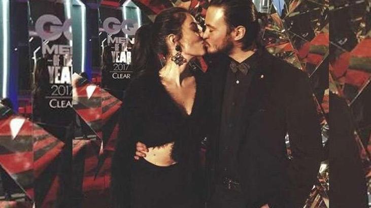 Pelin Akil ve Anıl Altan'ın romantik dakikaları