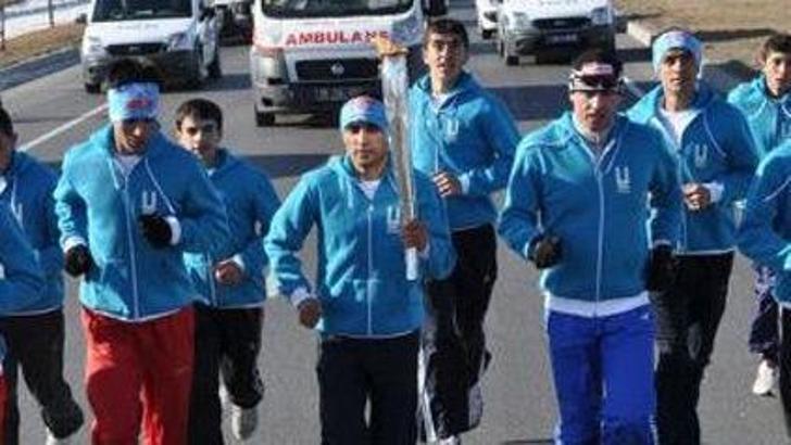Meşale Erzurum'a ulaştı