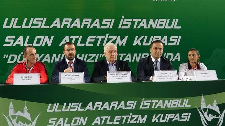 Uluslararası İstanbul Salon Atletizm Kupası'nın basın toplantısı yapıldı