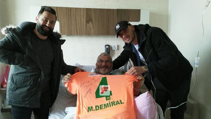 Merih Demiral'dan efsane başkan Muharrem Erdoğan' moral ziyareti...