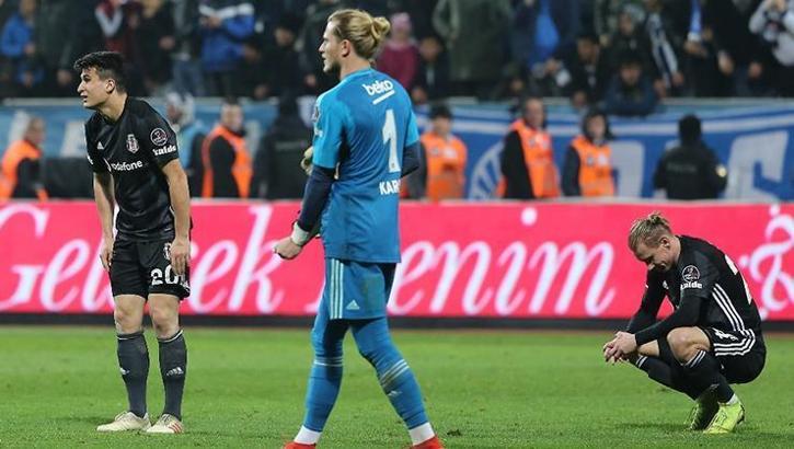 Beşiktaş Spor Toto Süper Lig'de ilk yarı beklentilerini karşılayamadı