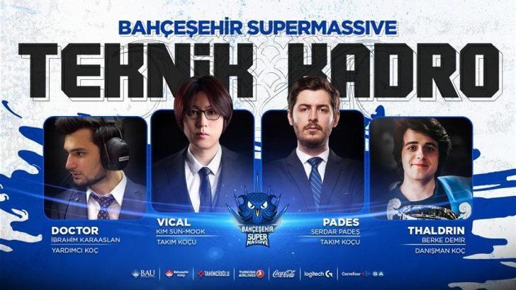 Thaldrin sürprizi: Bahçeşehir SuperMassive'in yeni sezondaki idari ekibi açıklandı