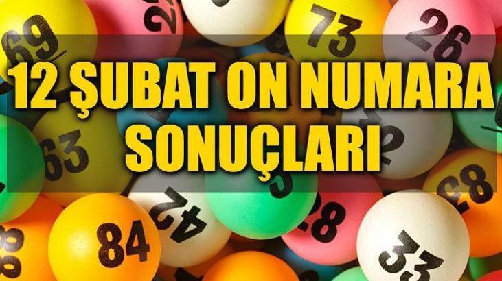 On Numara sonuçları - MPİ 12 Şubat On Numara çekiliş sonuçları