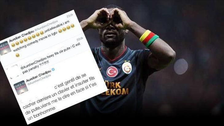 Aurelien Chedjou, Fenerbahçeli taraftarla kapıştı!