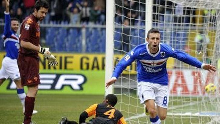 Roma Sampdoria'da durdu: 2-1