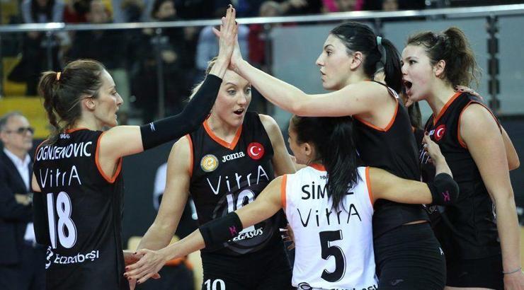 Eczacıbaşı VitrA, CEV Kupası'nda çeyrek finalde