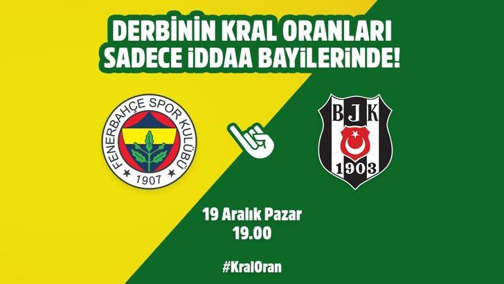Fenerbahçe-Beşiktaş derbisinin Kral Oranlar'ı belli oldu