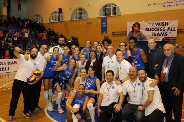 Aydın Büyükşehir Belediyespor filede avantajı yakaladı