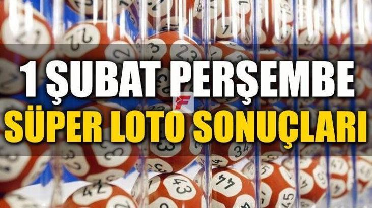 Süper Loto sonuçları - MPİ 1 Şubat Süper Loto çekiliş sonuçları