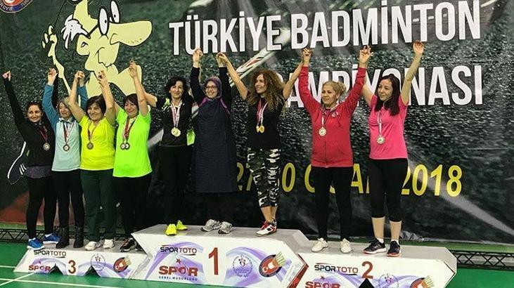 Badminton hocaları Türkiye şampiyonu
