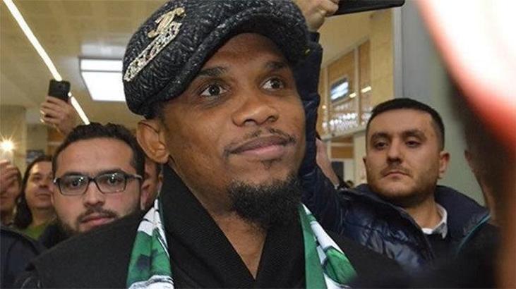 Eto'o'dan Antalyaspor'a teşekkür mesajı