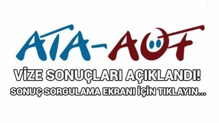 ATA AÖF sonuçları - ATA AÖF sınav sonuçları sorgulama linki