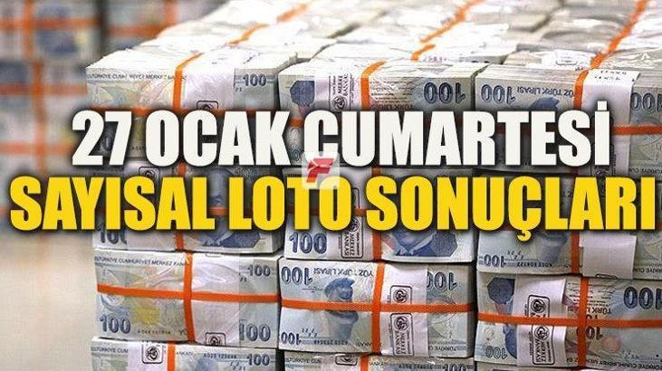 Sayısal Loto sonuçları - 27 Ocak Sayısal Loto - Sayısal Loto nereye çıktı?