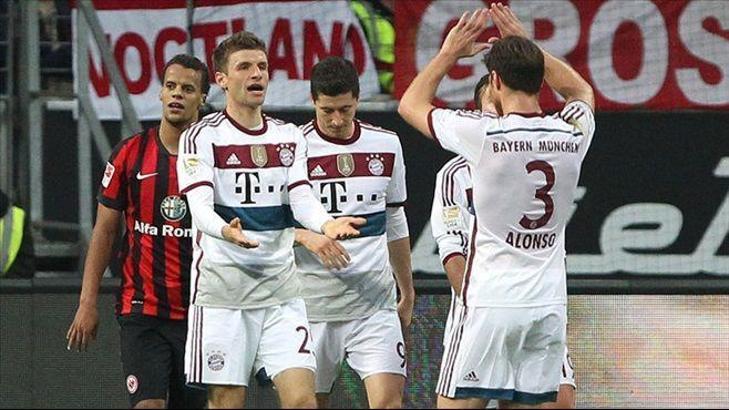 Eintracht Frankfurt 0-4 Bayern Münih