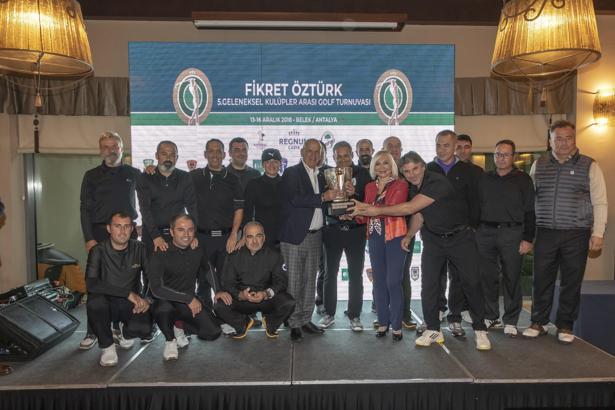 Fikret Öztürk Kulüplerarası Golf Turnuvası'nın birincisi Taurus Golf Kulübü