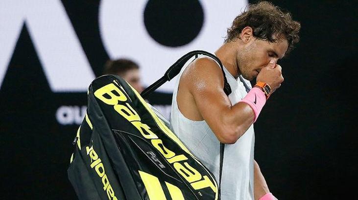 Rafael Nadal maçı yarıda bıraktı