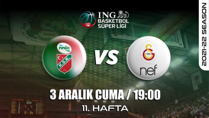 Pınar Karşıyaka'nın konuğu Galatasaray