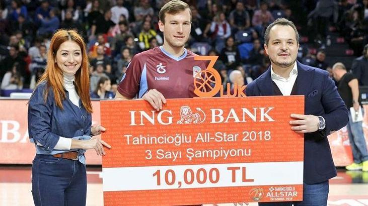 ING Bank 3 Sayı Yarışması'nın kazananı Brady Heslip