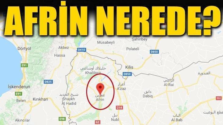 Afrin nerede? Afrin nufusu kaç? Yüzölçümü nedir?