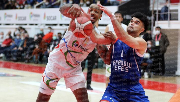 ING Basketbol Süper Ligi: Aliağa Petkimspor - Anadolu Efes: 82-92