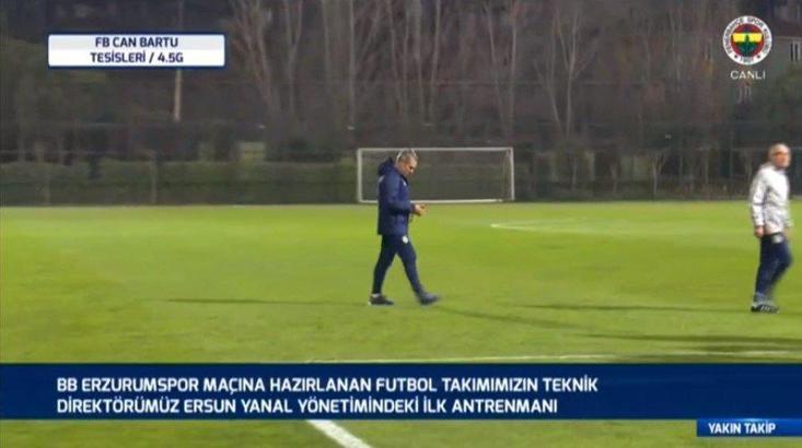Fenerbahçe, Ersun Yanal'la ilk antrenmanına çıktı