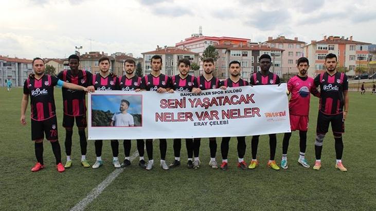 Selde kaybolan Eray için maça pankartla çıktılar