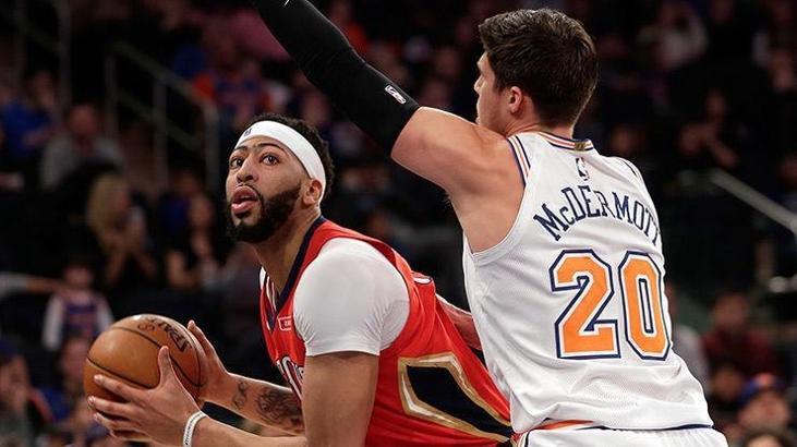 Anthony Davis'ten Knicks'e karşı 48 sayı