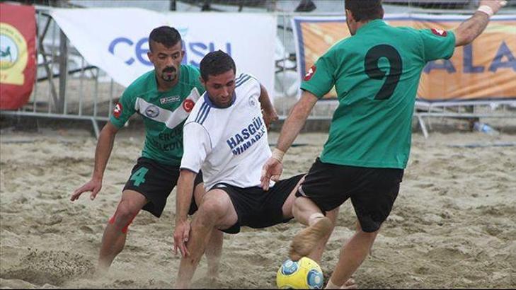 Plajda finalin adı Armh Polis - Erciş Belediyespor