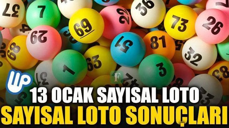 Sayısal Loto sonuçları açıklandı - 13 Ocak Sayısal Loto sonuçları