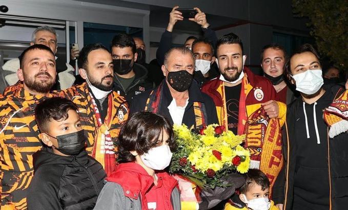 Galatasaray'a Malatya'da coşkulu karşılama