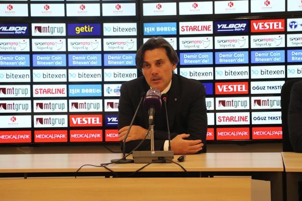 Vincenzo Montella: İstediğimiz bir sonuç değildi