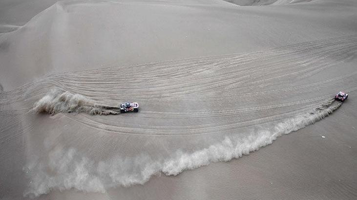 Dakar Rallisi'nde heyecan sürüyor