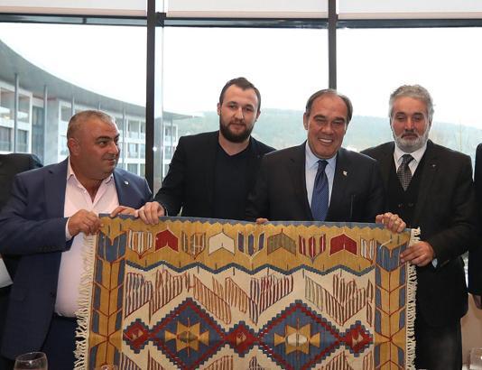 TFF 2 ve 3. Lig kulüp başkanlarından Yıldırım Demirören'e ziyaret
