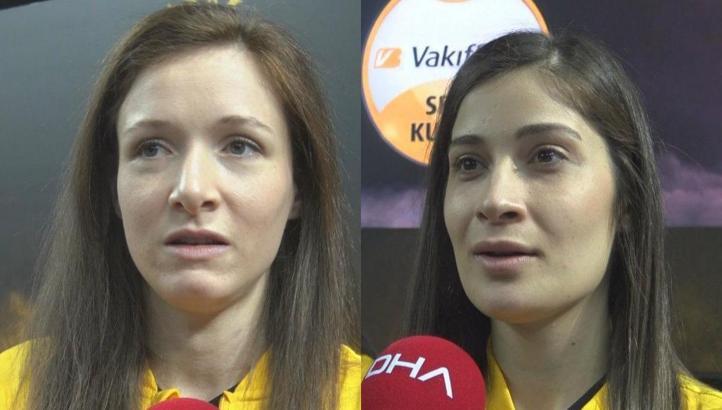 VakıfBanklı Lonneke Sloetjes ve Tuğba Şenoğlu'ndan flaş açıklamalar