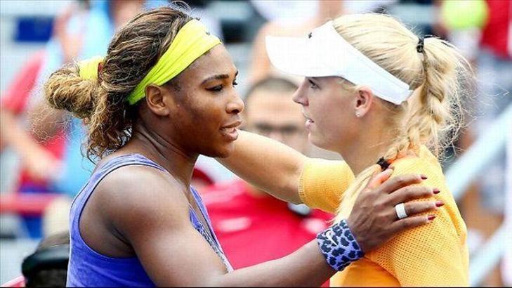 Finalin adı: Serena Williams-Caroline Wozniacki