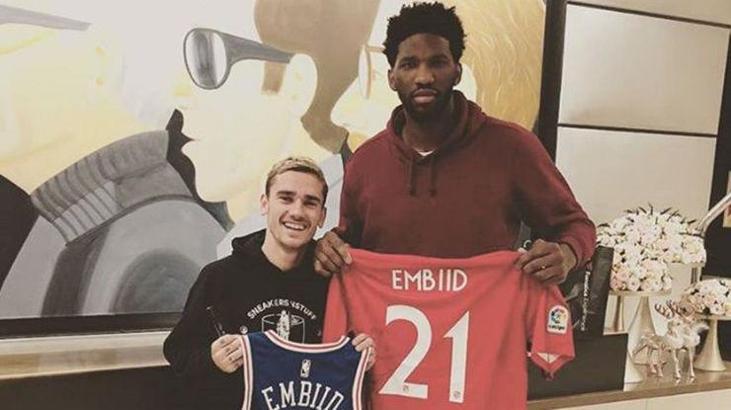 Griezmann'dan Embiid'e Atletico forması