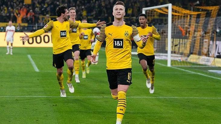 Beşiktaş'ın rakibi Borussia Dortmund, Stuttgart'ı 2-1'le geçti